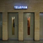 Telefon-Kabinen im Zentralflughafen