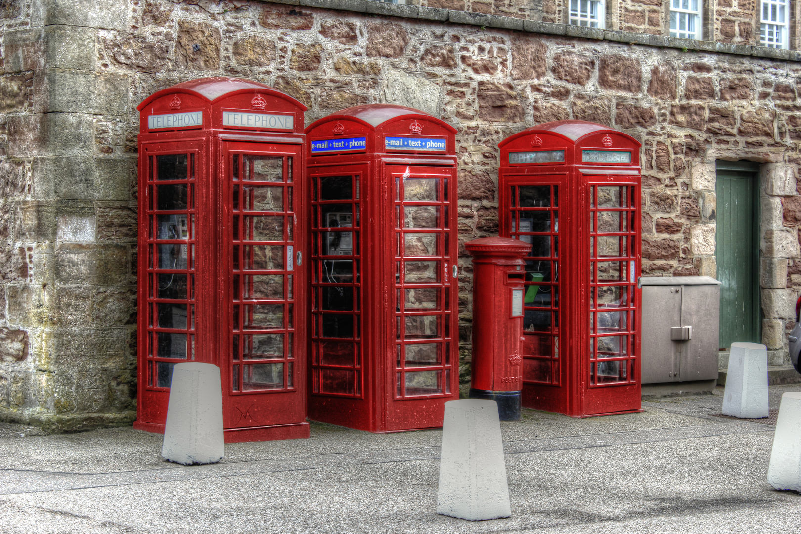 Telefone im Fort George