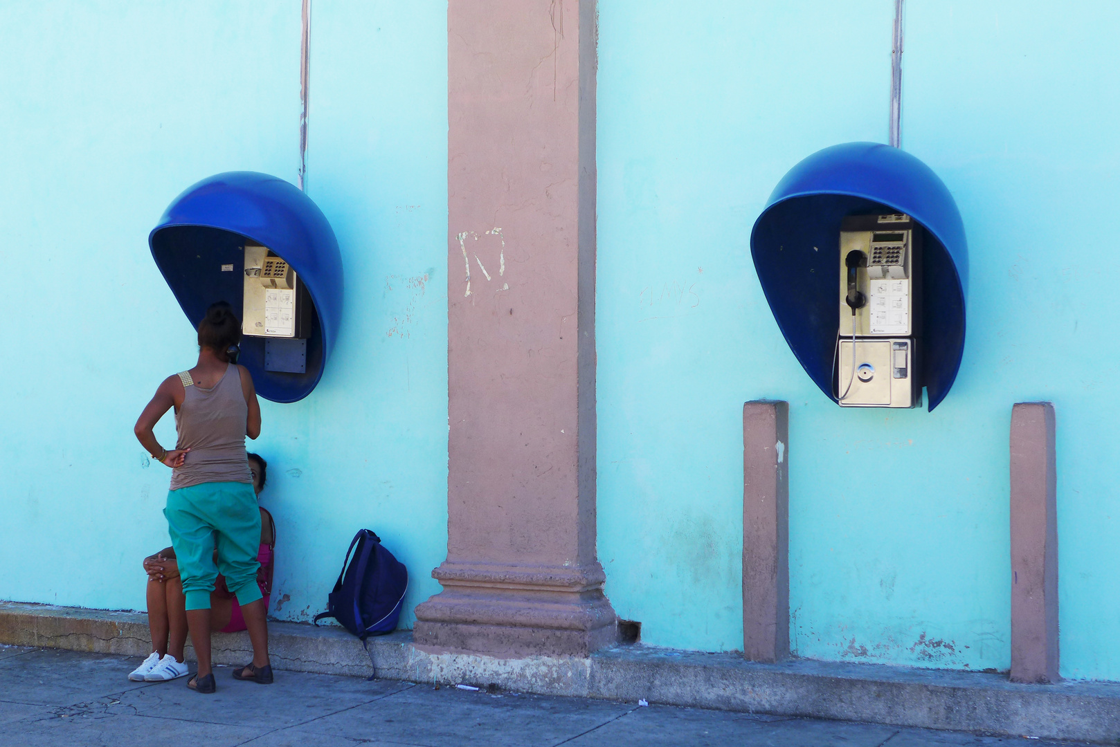 Telefonieren in Havanna