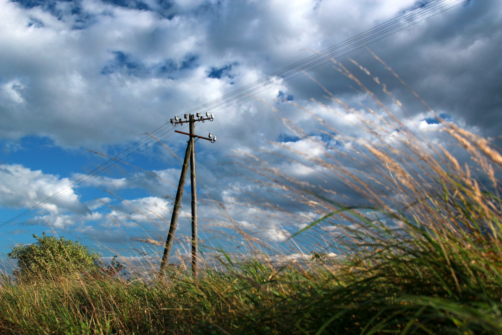 Telefonmast II Foto & Bild | landschaft, natur Bilder auf fotocommunity
