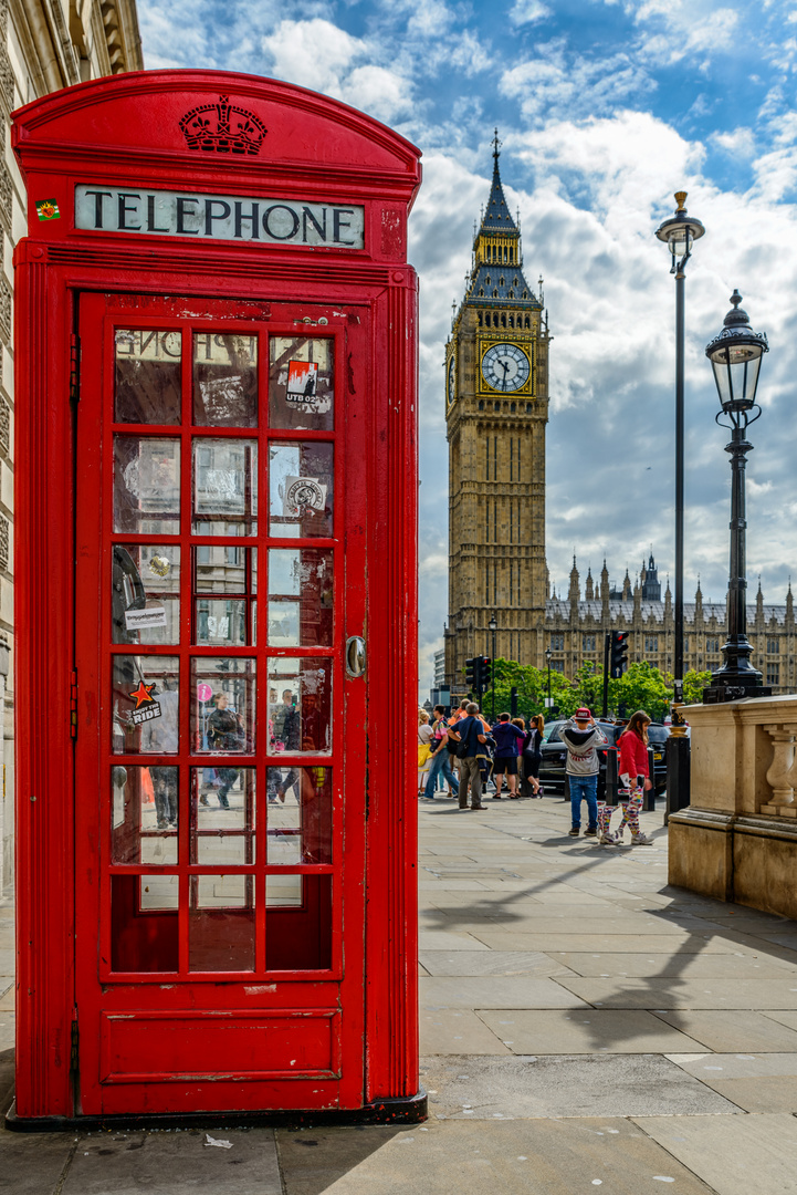 Telefonzelle am Big Ben