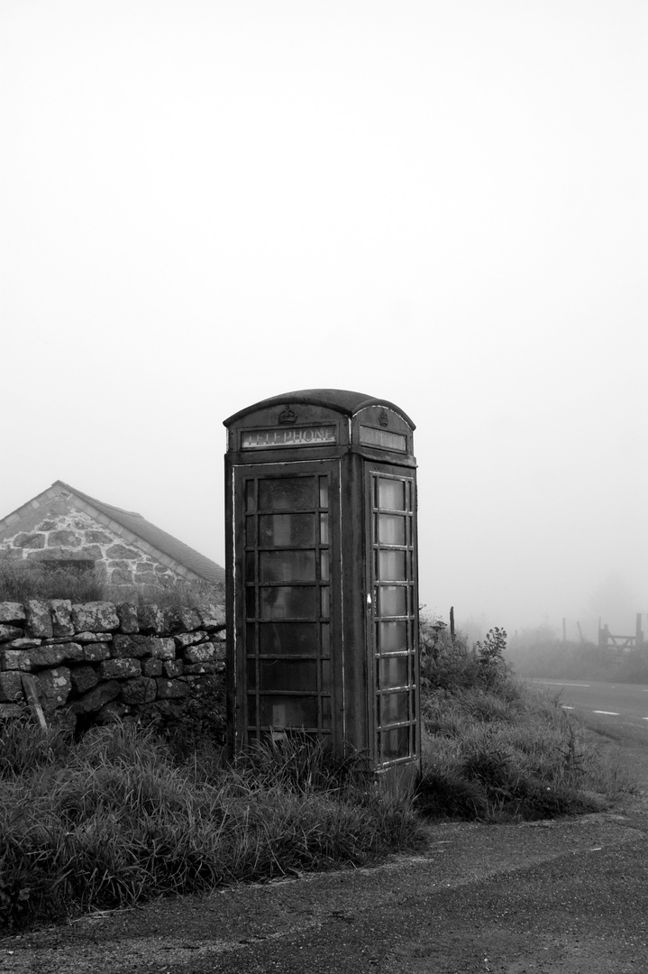 Telefonzelle in Dartmoor