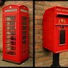 Telefonzelle und Briefkasten in GB  (3D-X-View)