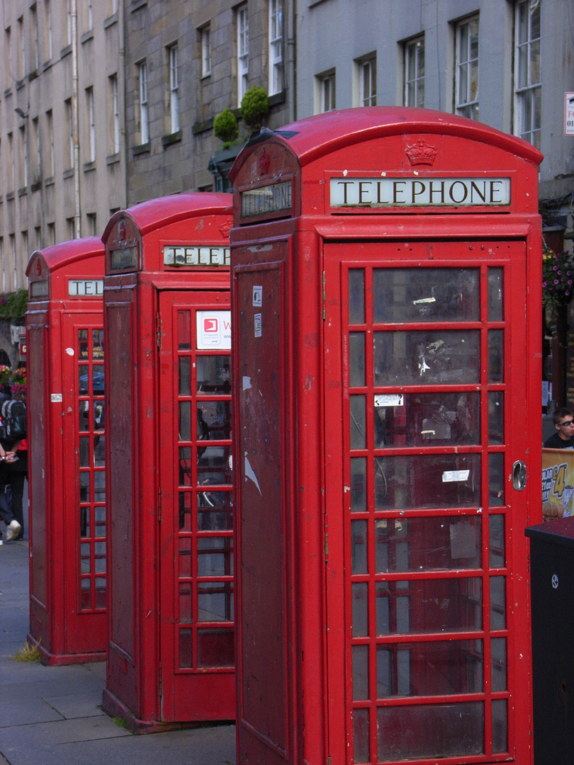 Telefonzellen in Schottland