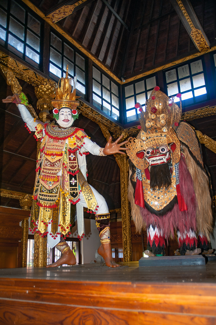  Teleg beside the Barong figure