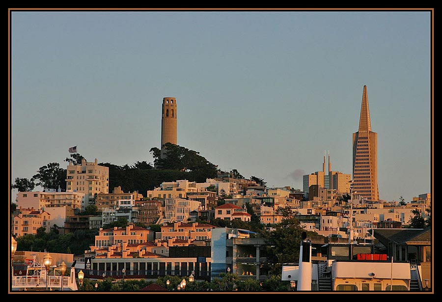 Telegraph Hill at Sunset