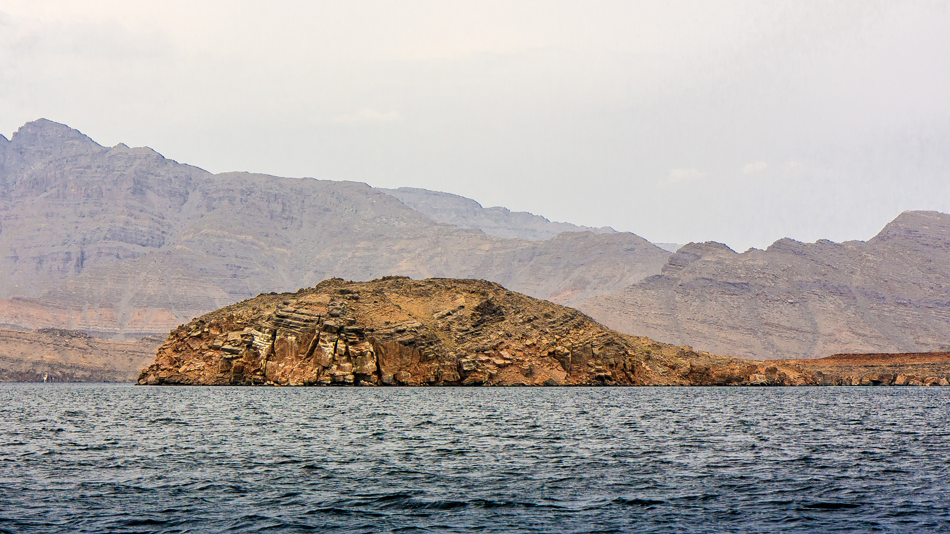 Telegraph Island im Khor Sham Fjord, Oman