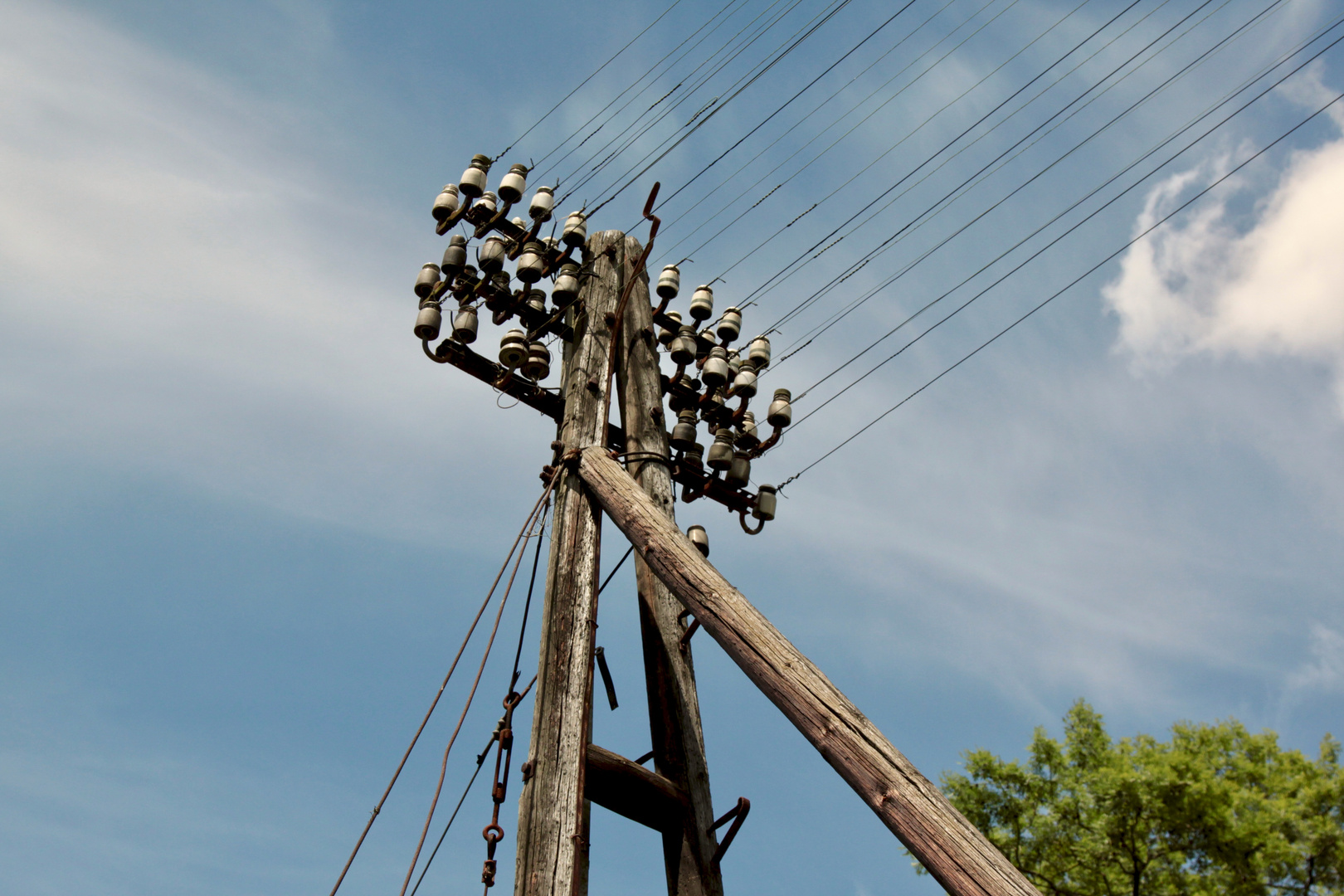 Telegraphenmast, Lahntalbahn, Balduinstein, D