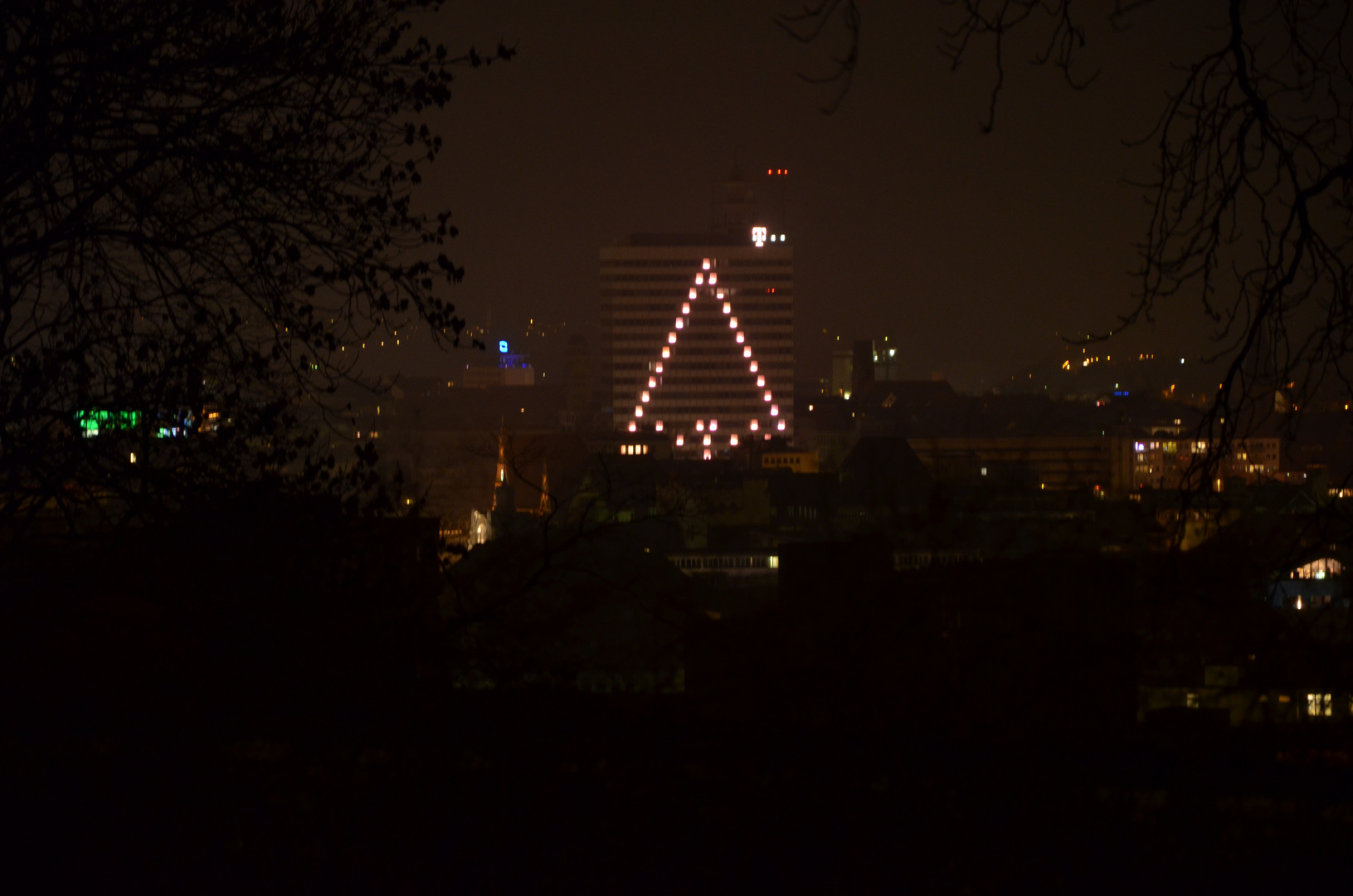 Telekom Weihnachtsbaum