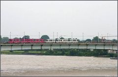 "telekomexpress" auf der stadtbrücke in bonn