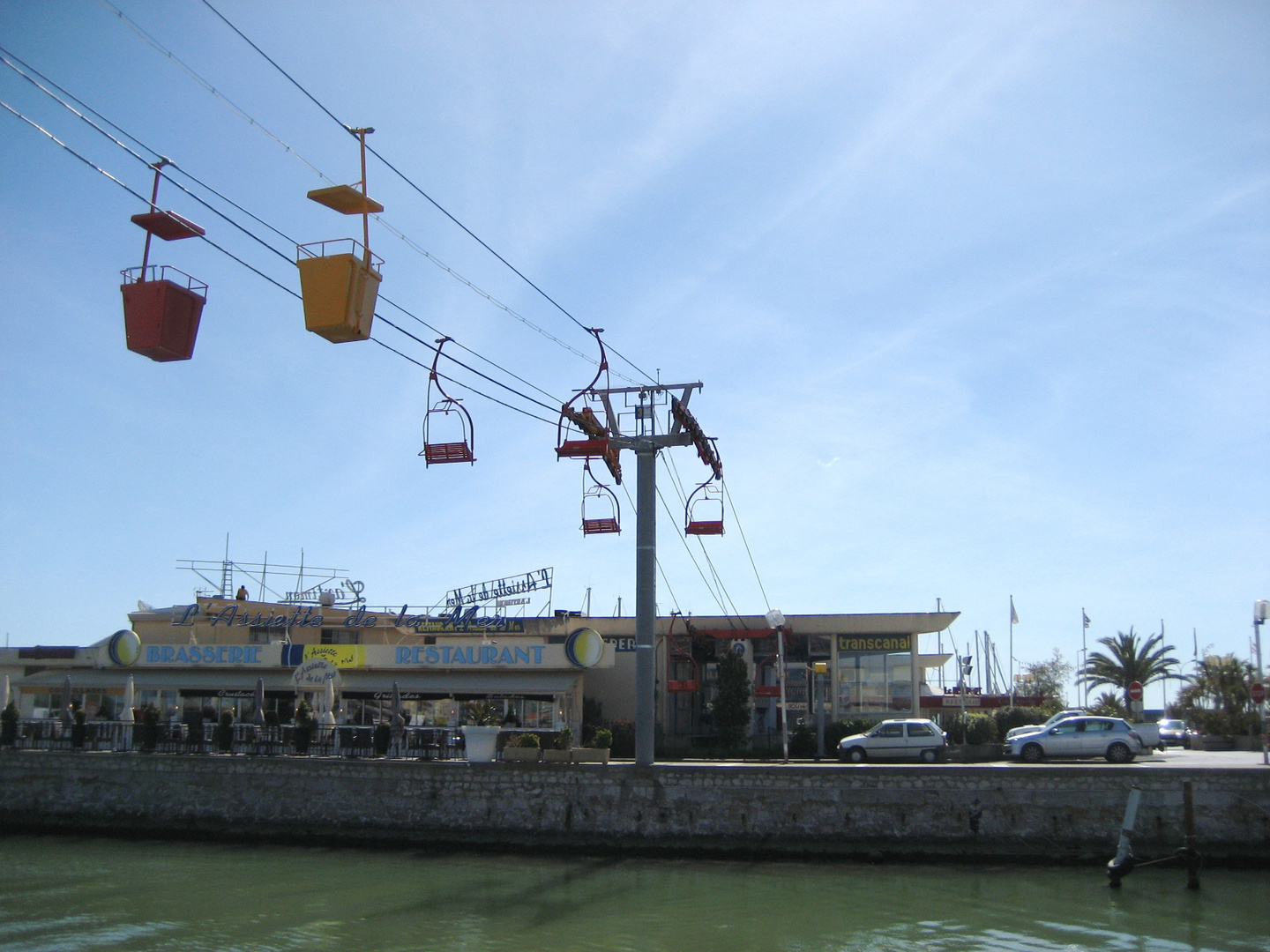 télésièges à la mer