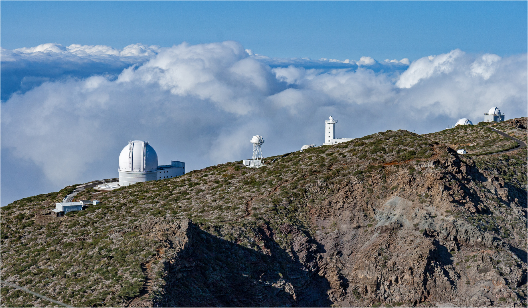 Teleskope am Roque de los Muchachos auf La Palma