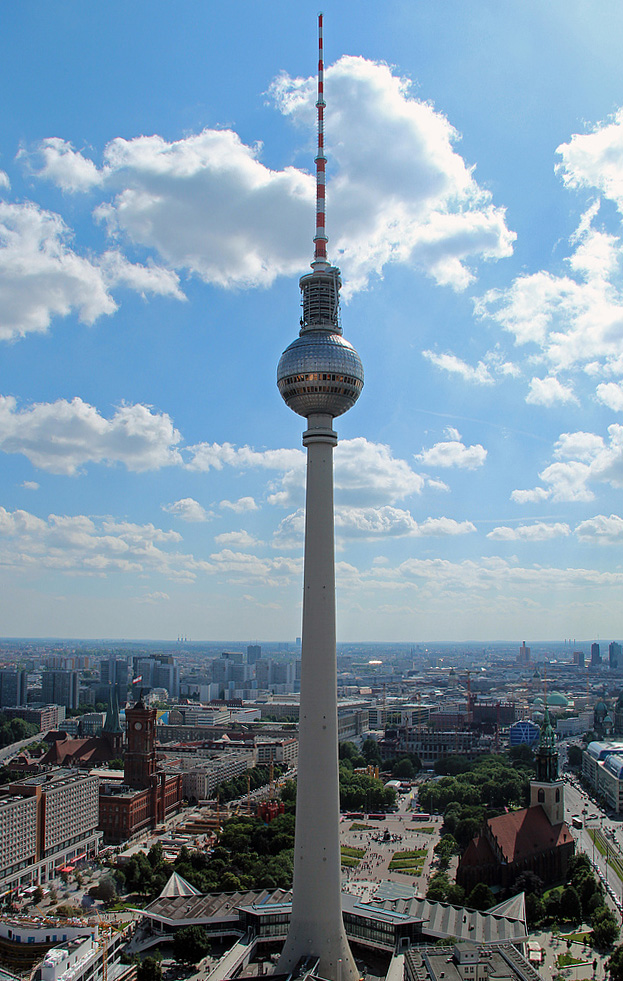 Telespargel am Berliner Alexanderplatz