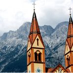 Telfer Kirche mit Hoher Munde