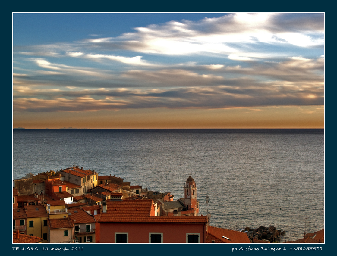 TELLARO dalla terrazza del Miramare