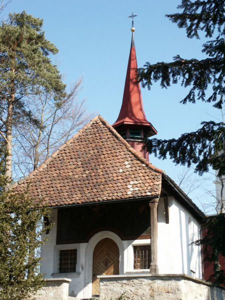 Tellskapelle am Ende der Hohlen Gasse