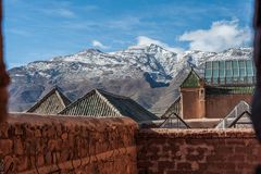 Telouet - Kasbah von Telouet - Auf der Dachterrasse