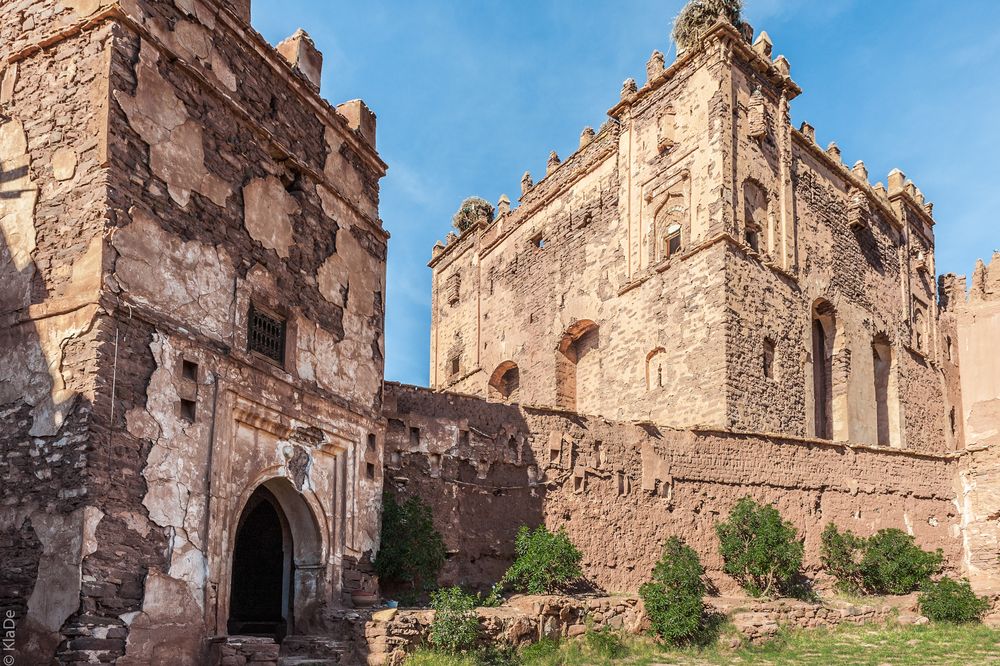 Telouet - Kasbah von Telouet - Gebäude aus Stein