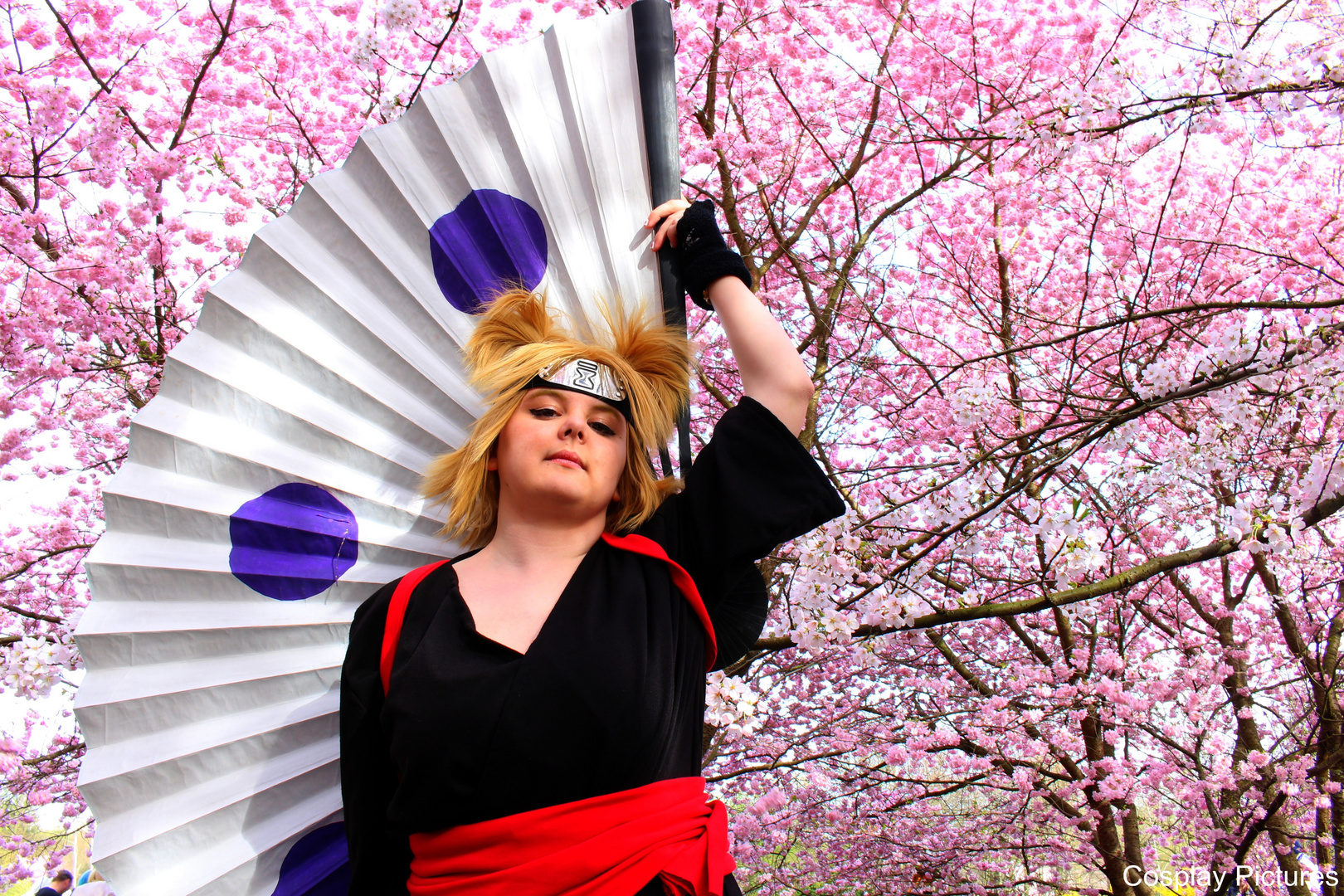 Temari bei der Hanami in Berlin