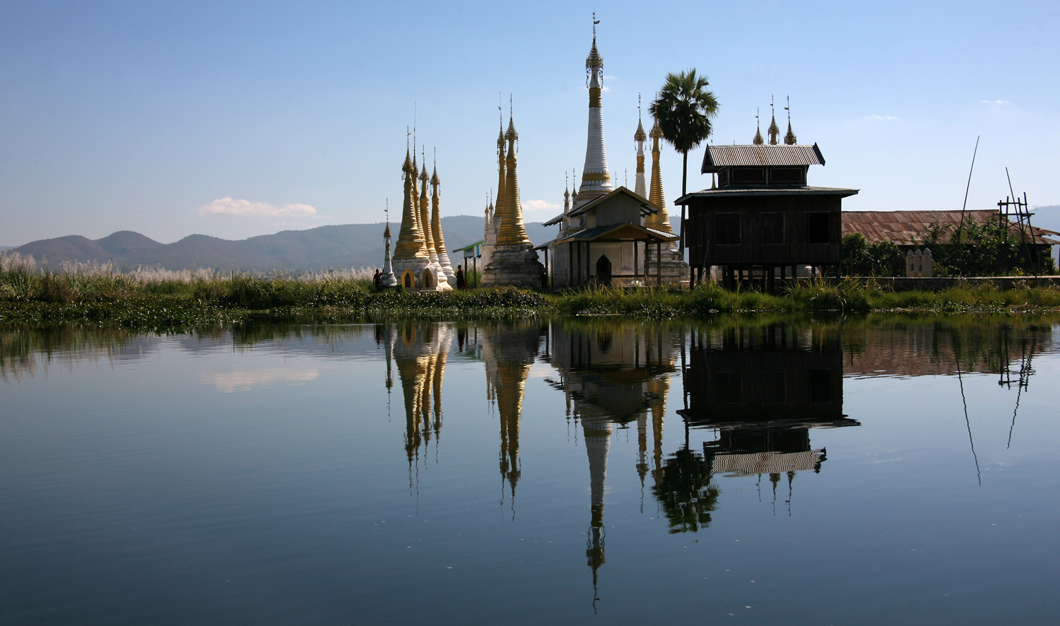 Tempel am Inle See