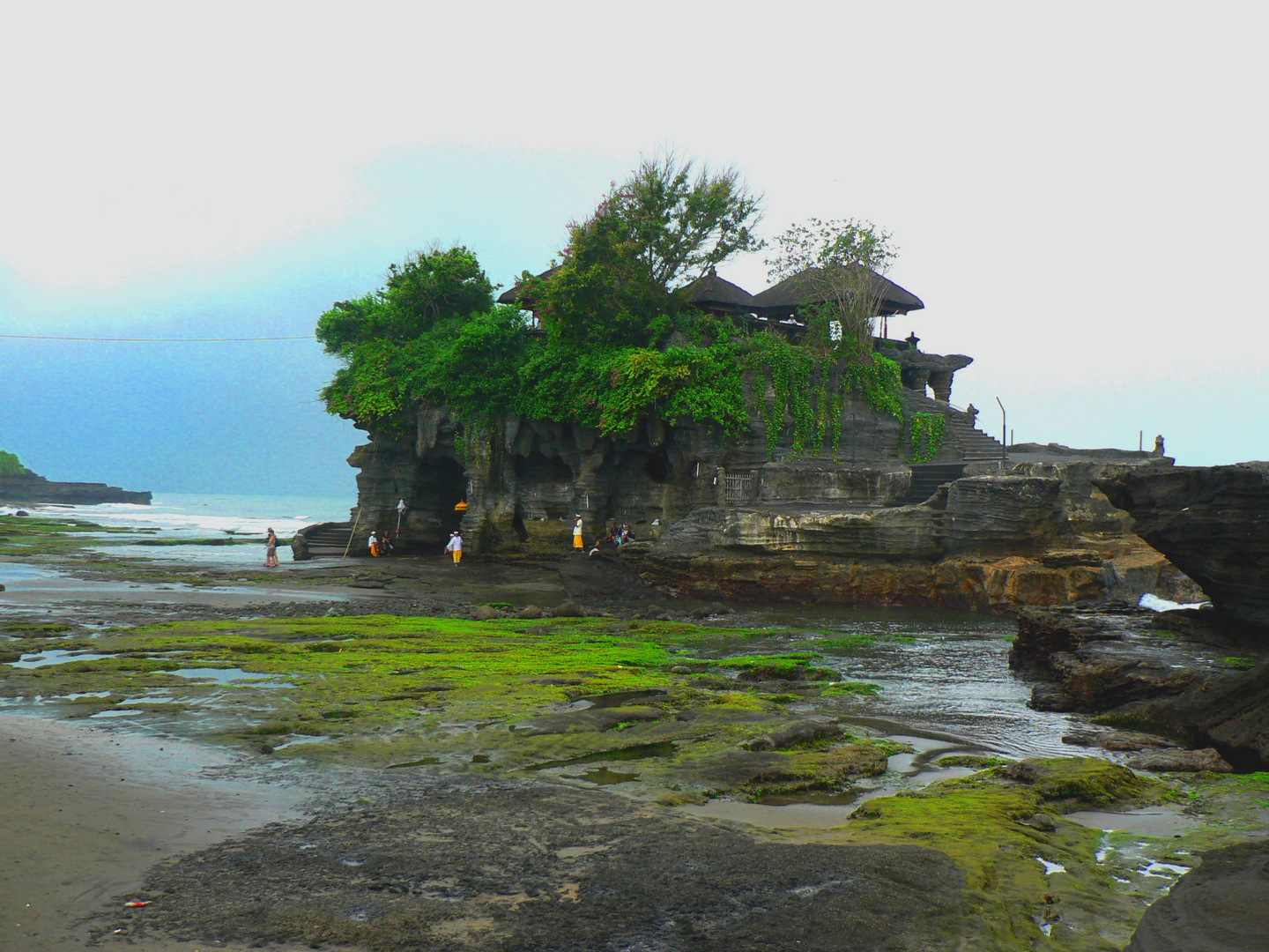 Tempel bei Ebbe, Bali