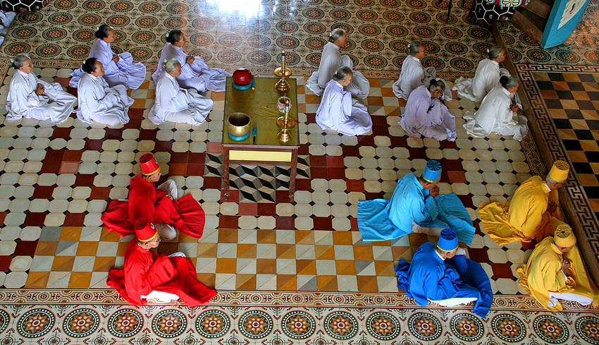 Tempel der Cao Dai Sekte...