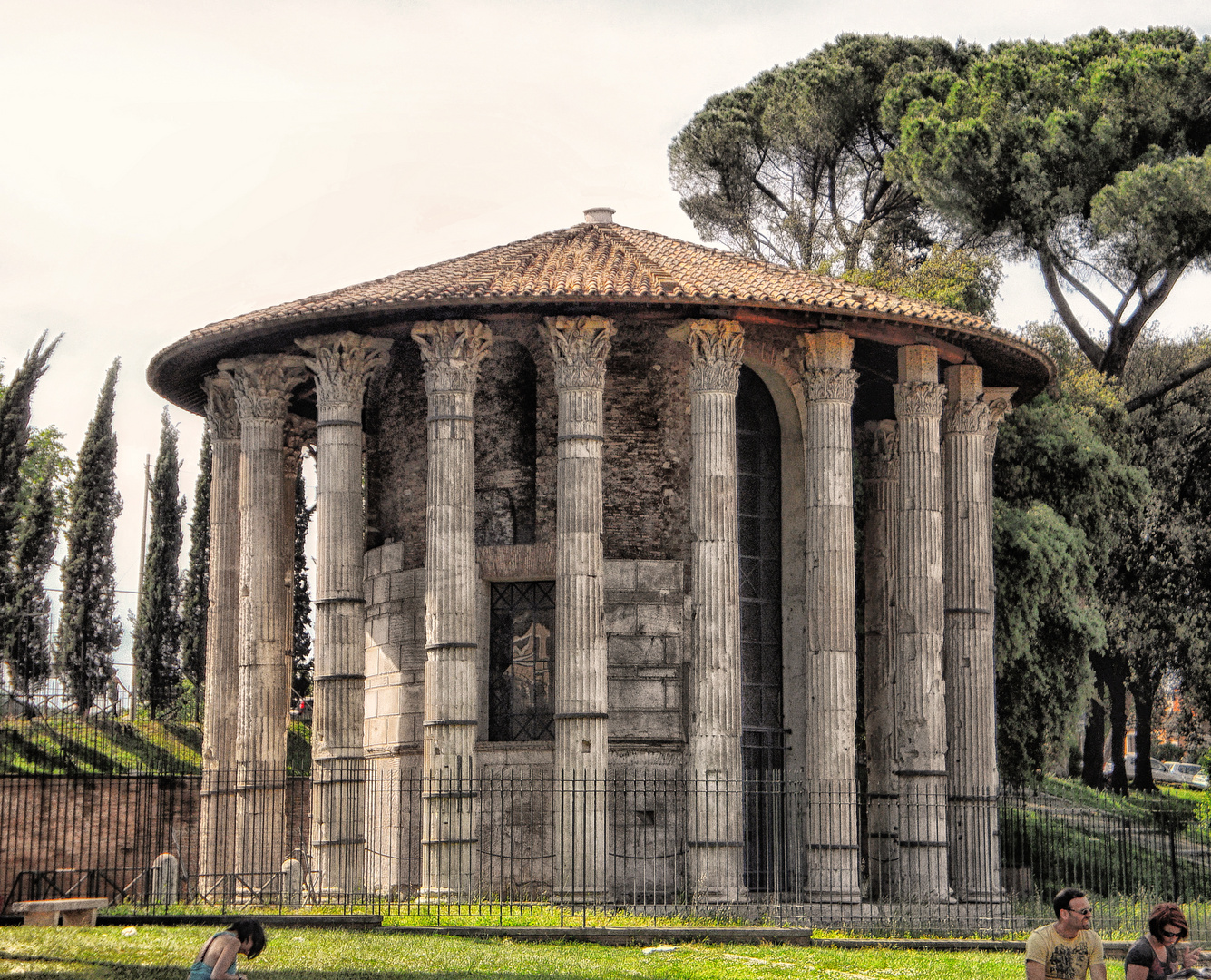 Tempel des Hercules Victor Rom Foto & Bild | historisches, architektur ...