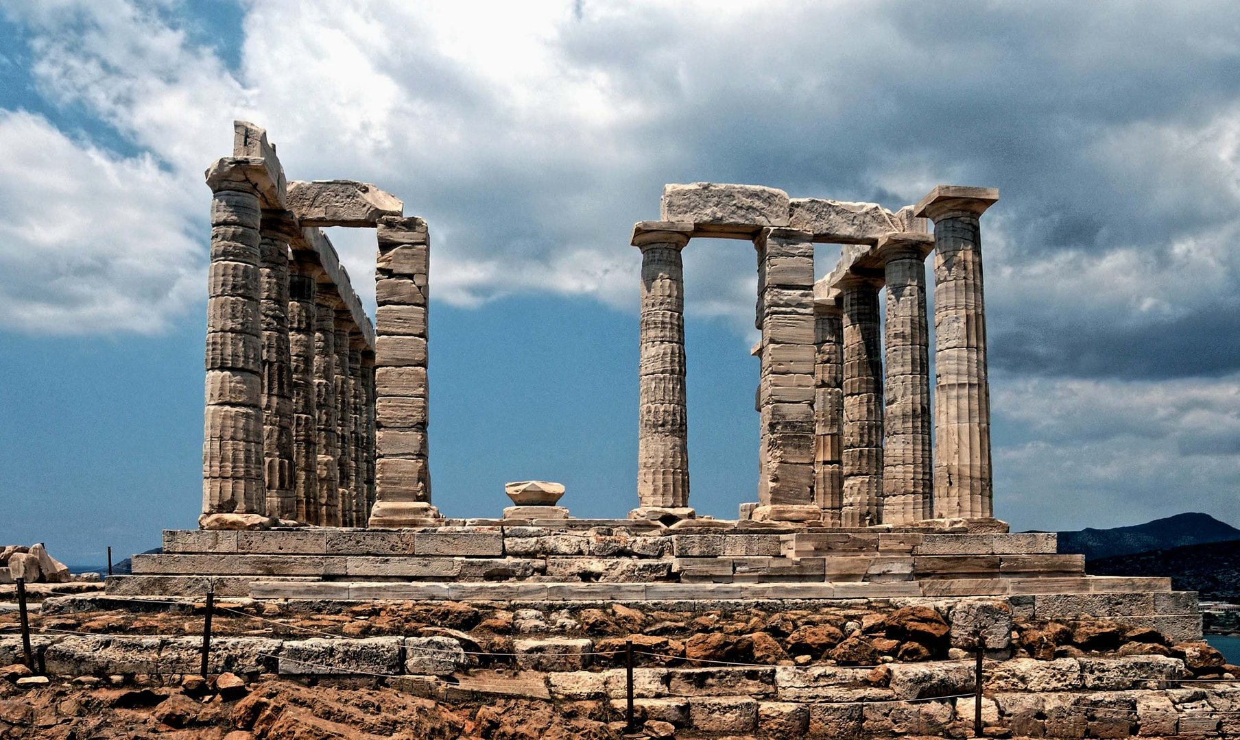 Tempel des Poseidon (2) Foto & Bild | himmel, griechenland, natur