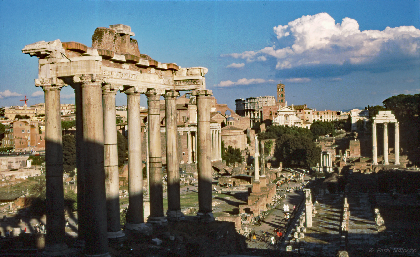 Tempel des Saturn auf dem Forum Romanum