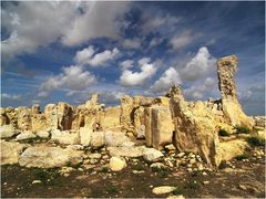 Tempel Hagar Qim - Malta 1