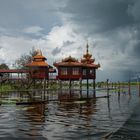 Tempel im Inle See