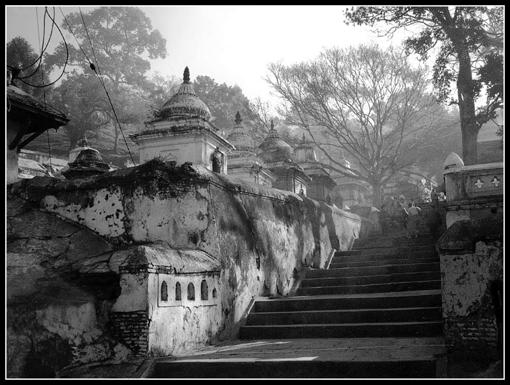 Tempel im Morgenlicht