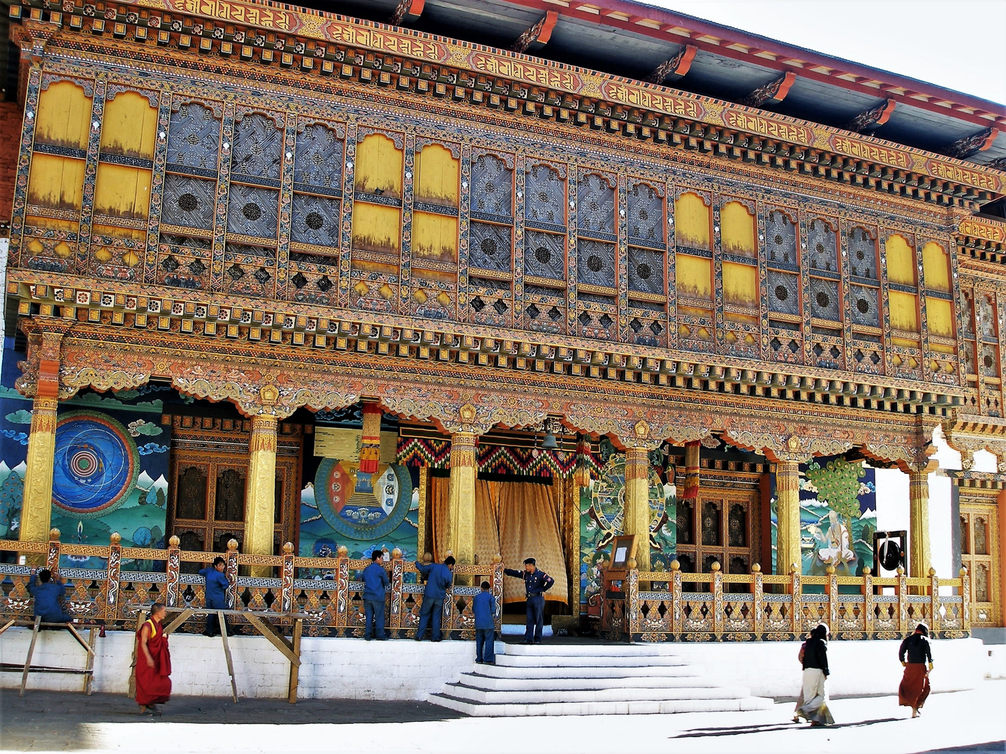 Tempel in Bhutan