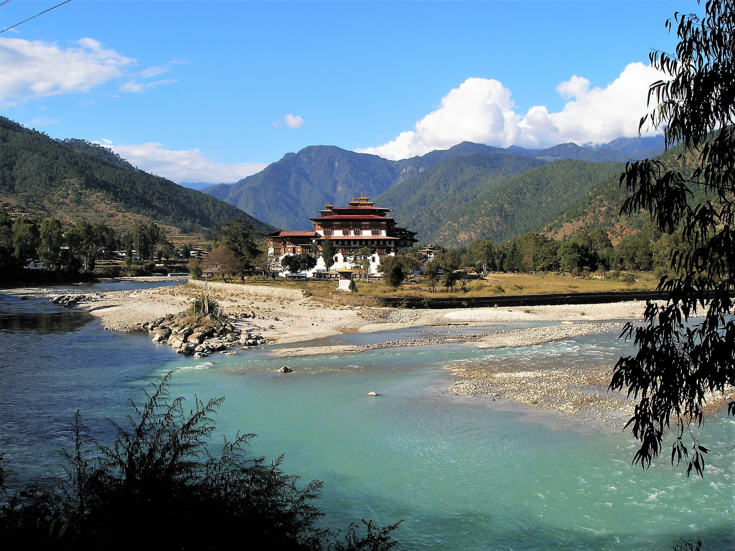 Tempel in Bhutan