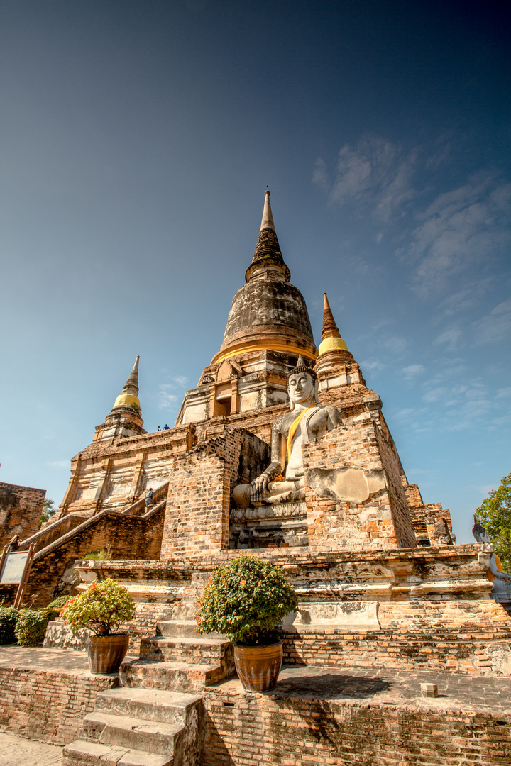 Tempel in der alten Königsstadt Ayutthaya