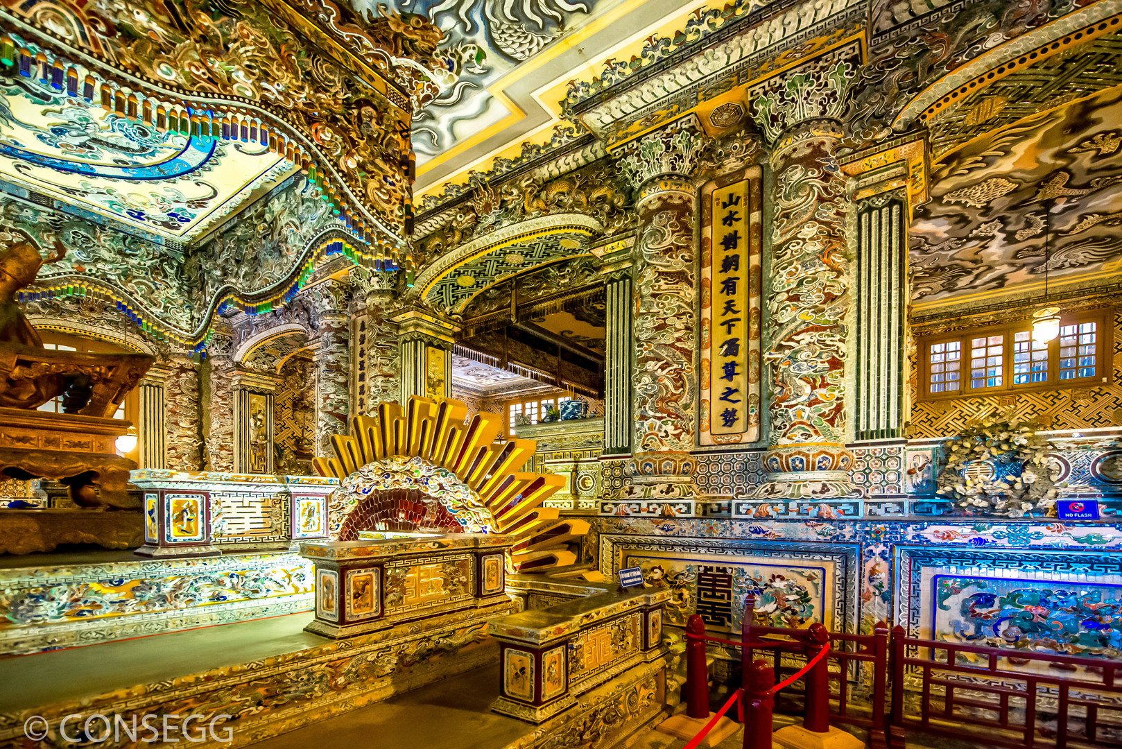 Tempel in Hue, Vietnam