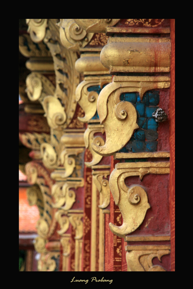 Tempel in Luang Prabang in Laos