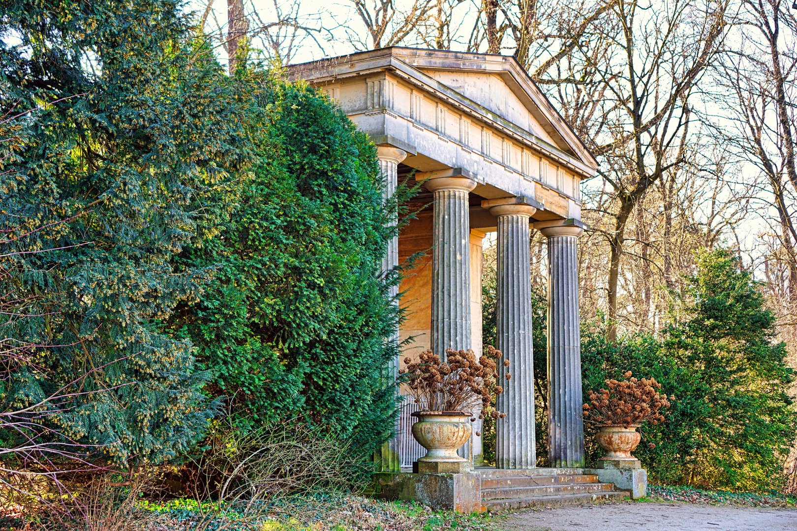 Tempel in Park