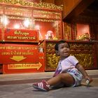 Tempel Leben in Bangkok