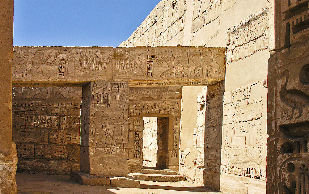 Tempel Medinet Habu - viel gibt es dort zu entdecken…