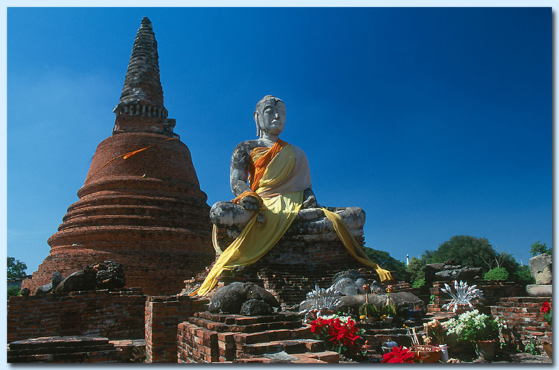 Tempel-Ruine in Ayutthaya