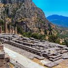 Tempel Ruine Tempel des Apollo in Delphi 