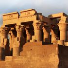 tempel von kom ombo in der abendsonne