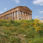 Tempel von Segesta im Frühling