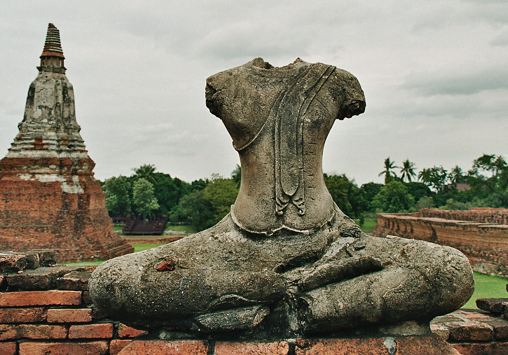 Tempelanlage in Ayutthaya