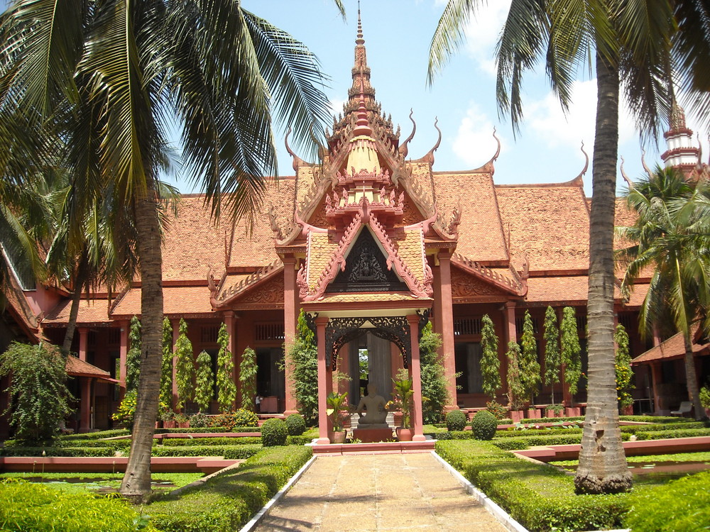 Tempelanlage in Phnom Penh, Kambodscha