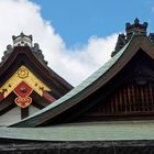 Tempeldächer in Kyoto