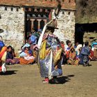 Tempelfest in Bhutan