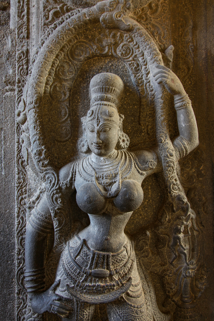 Tempelfigur in Madurai