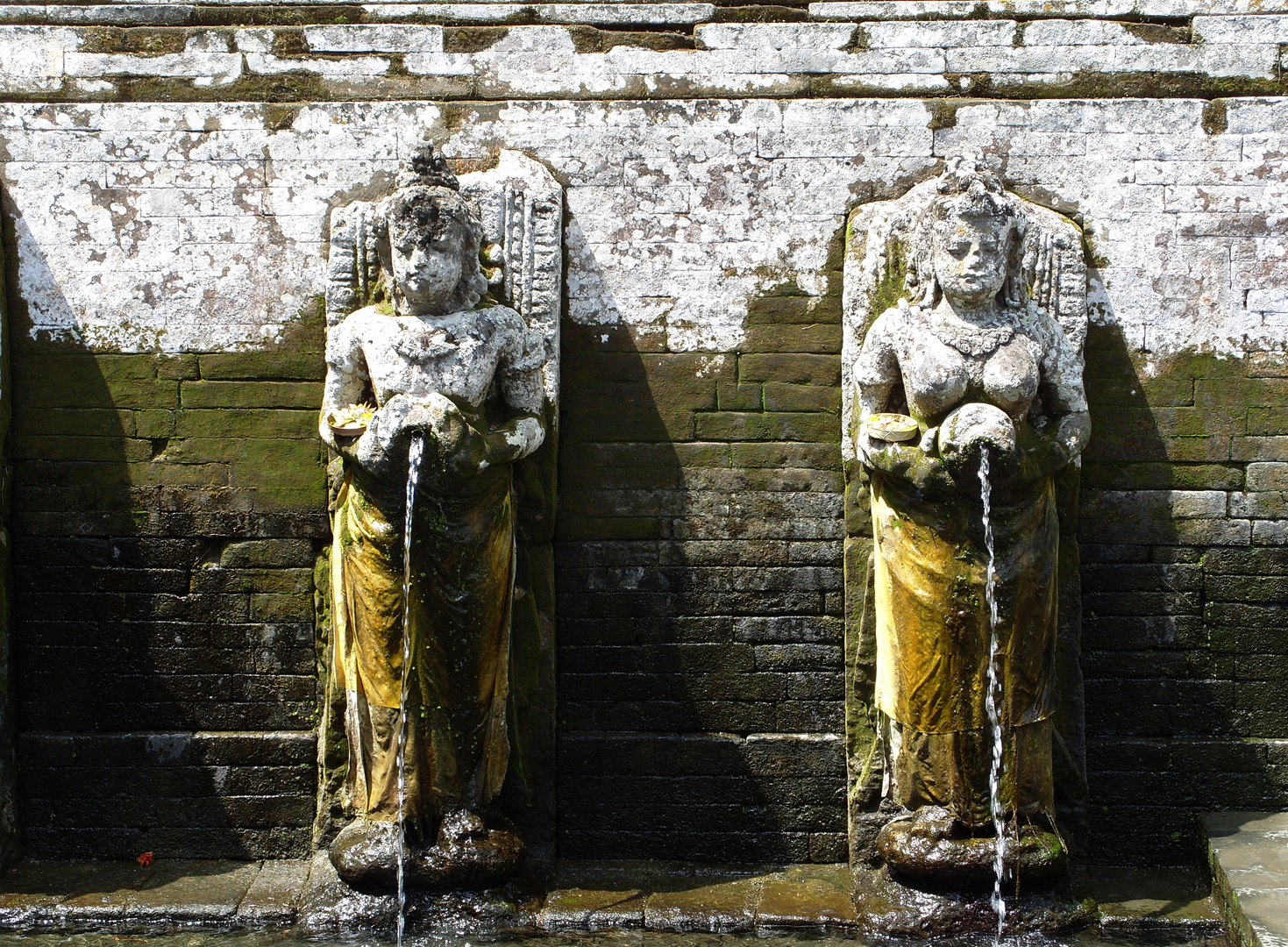 Tempelfiguren Goa Gaja, Bedulu, Bali